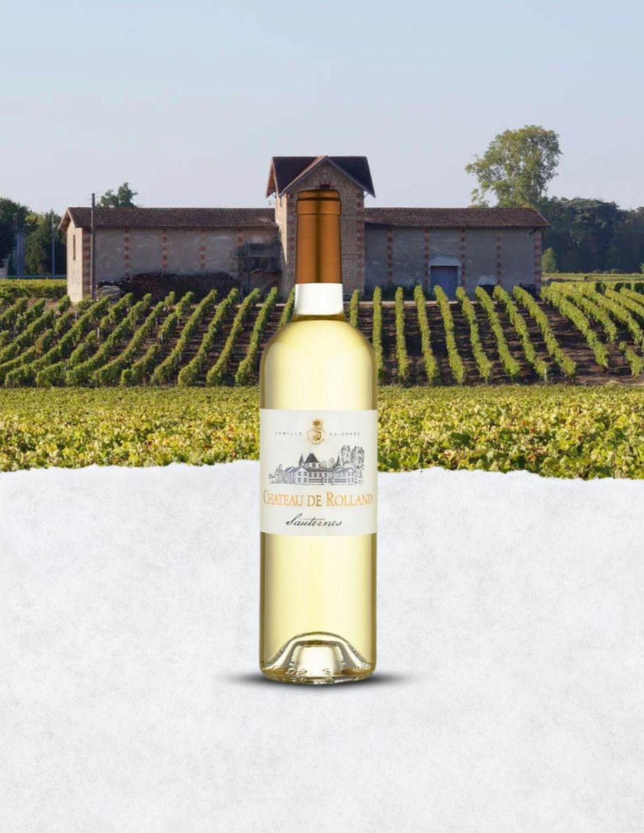 Vino blanco Chateau de Rolland semillon, sauvignon blanco, muscadelle 750 ML 4