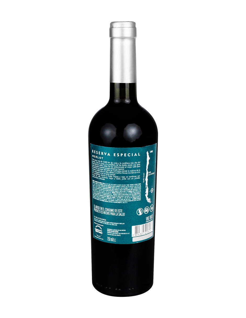 Vino tinto Reserva Especial merlot 750 ml 2