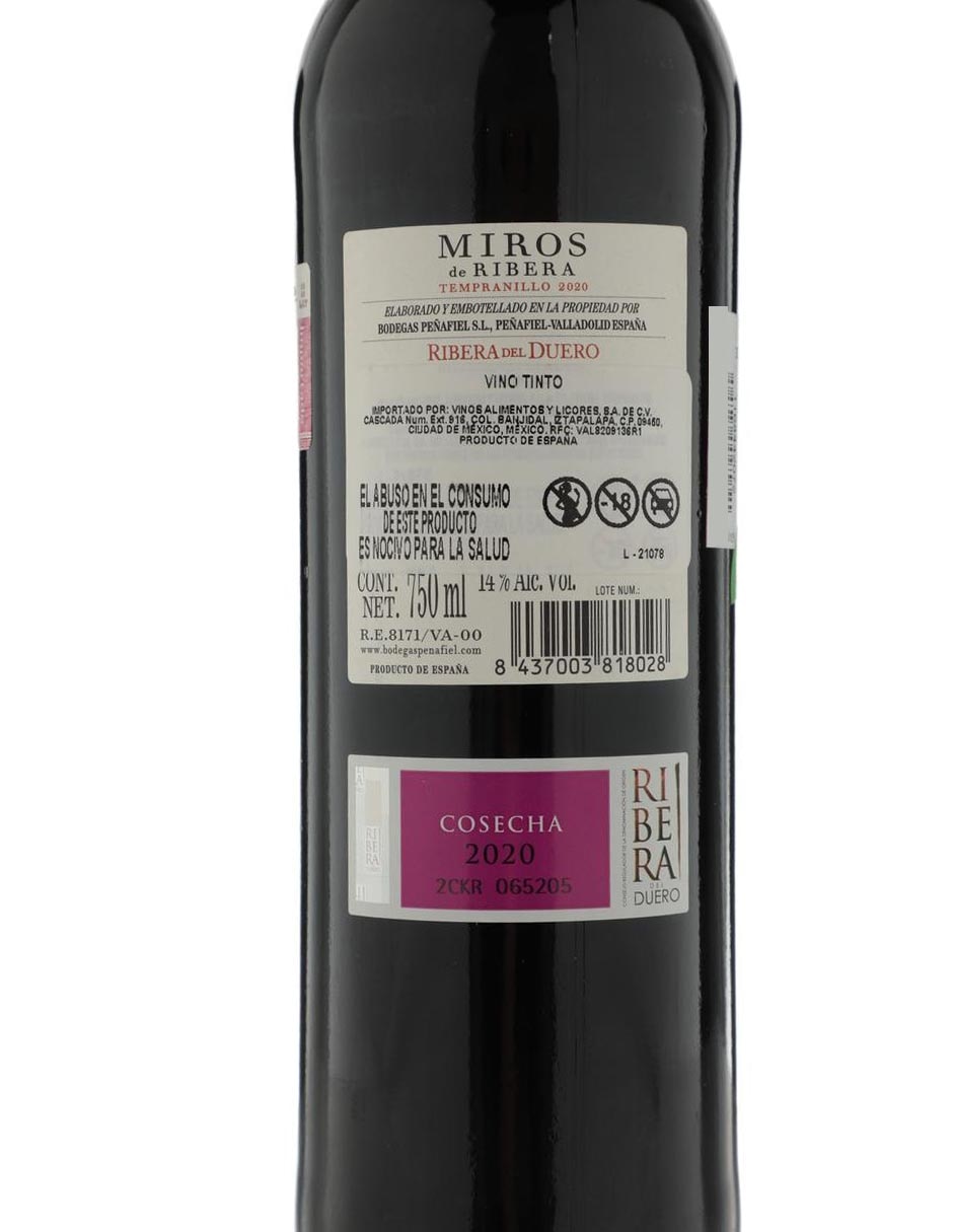 Vino tinto Tempranillo 750 ml 3