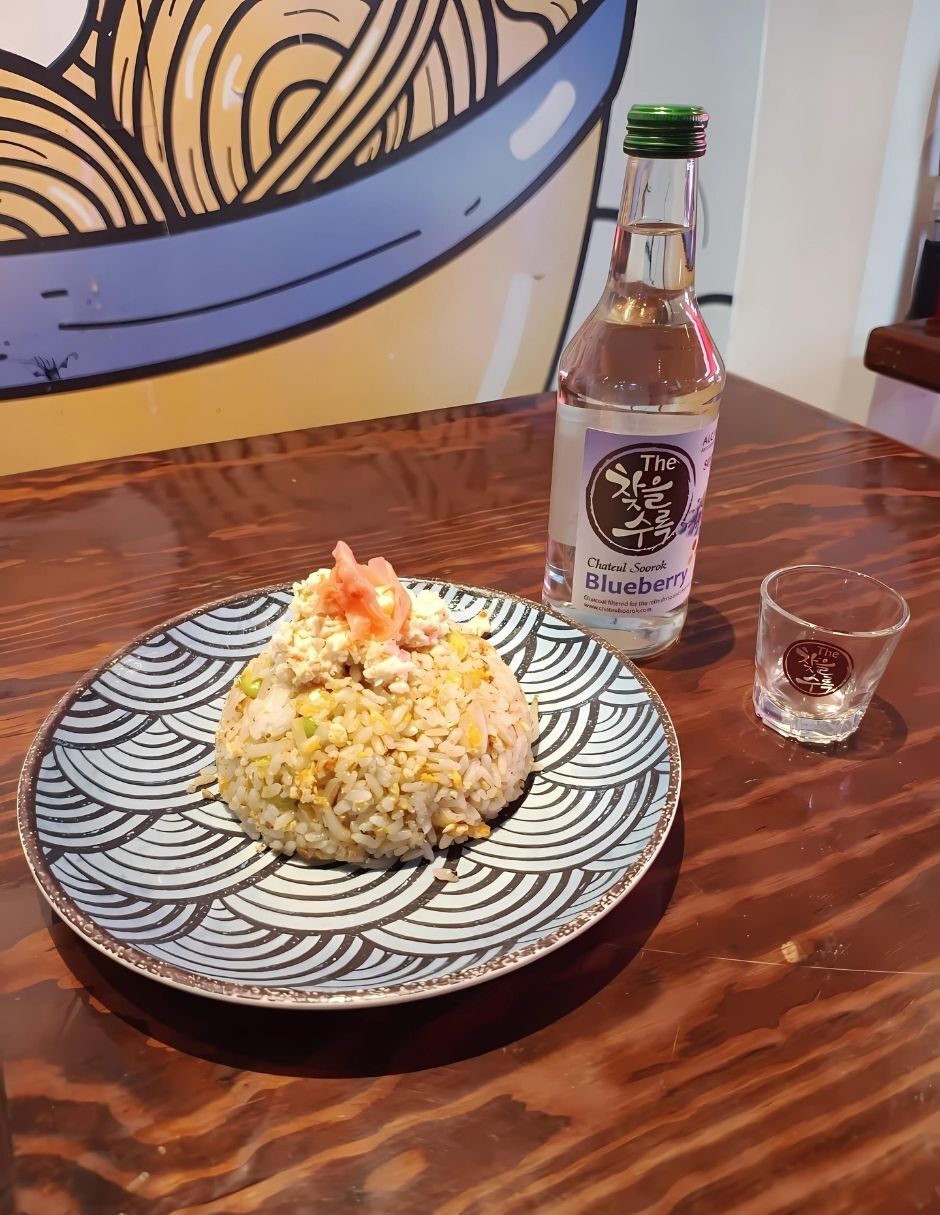 Sake frutales sabor mora azul 375 ml 2