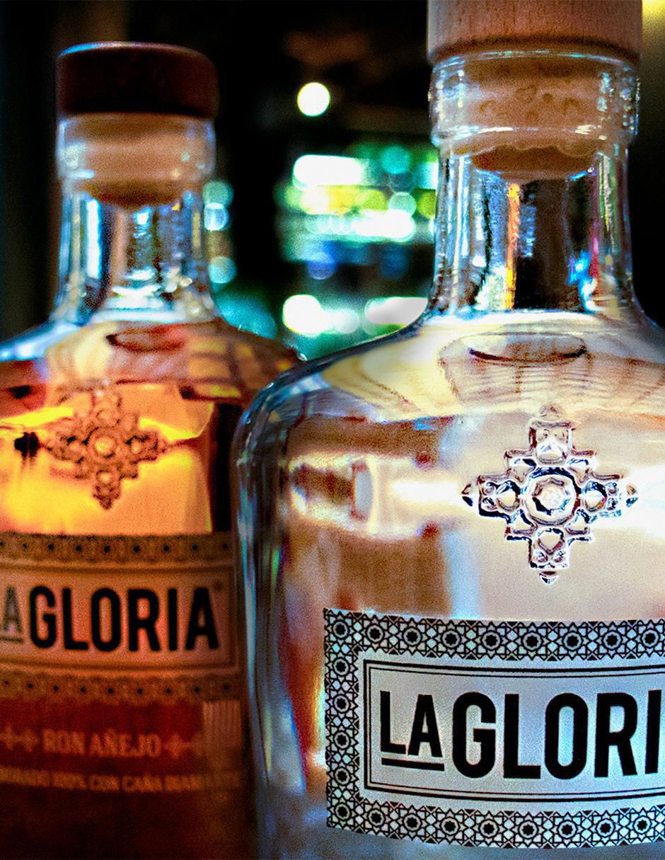Set ron Añejo + Cristalino 750 ml 5