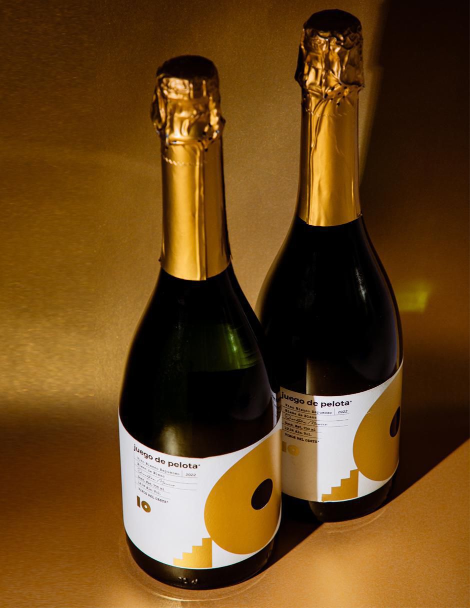 Set de vino espumoso Chardonnay Juego de Pelota 10 México 750 ml 7