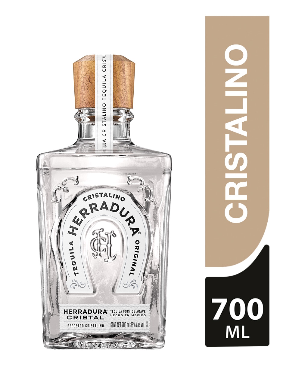 Tequila Herradura Cristal tipo Reposado cristalino 700 ml 2