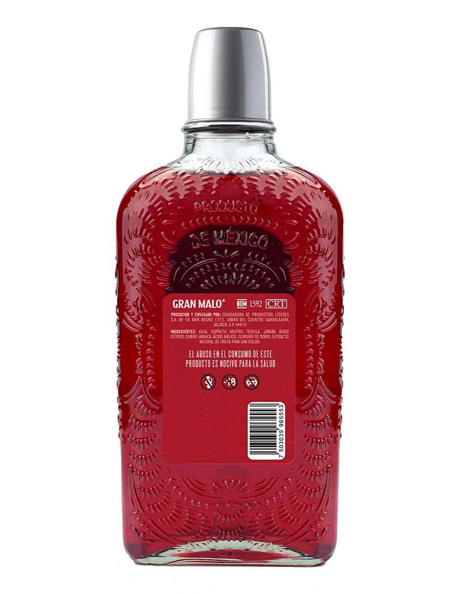 Licor de tequila sabor jamaica 750 ml 3