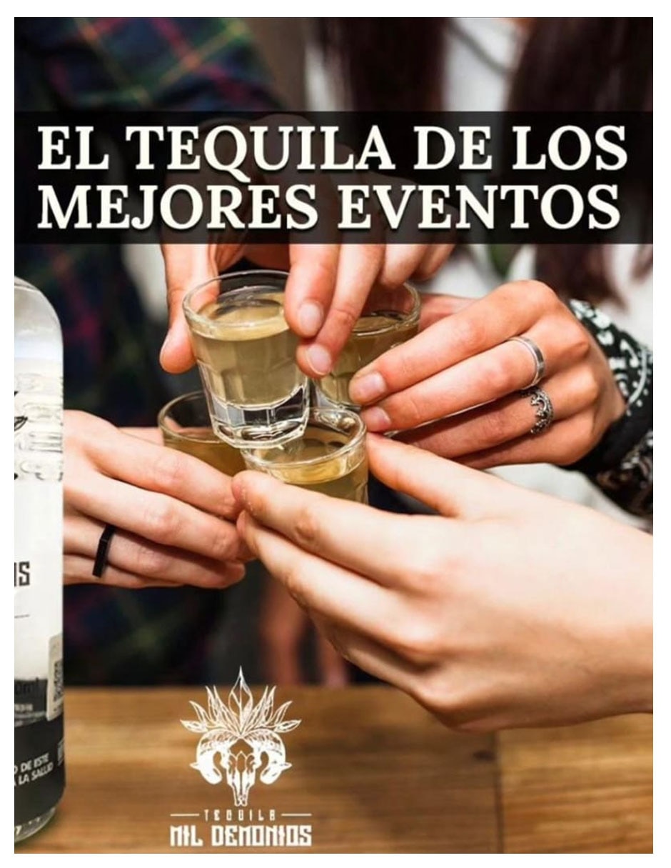 Caja de tequila tipo De agave 6 piezas 750 ml c/u 6