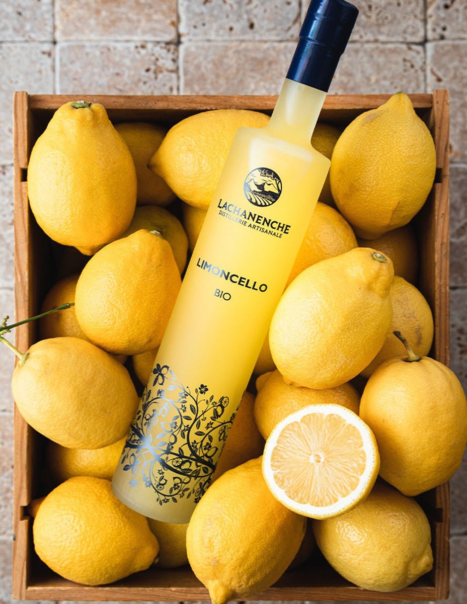 Licor digestivo de limón Limoncello orgánico 500 ml 2