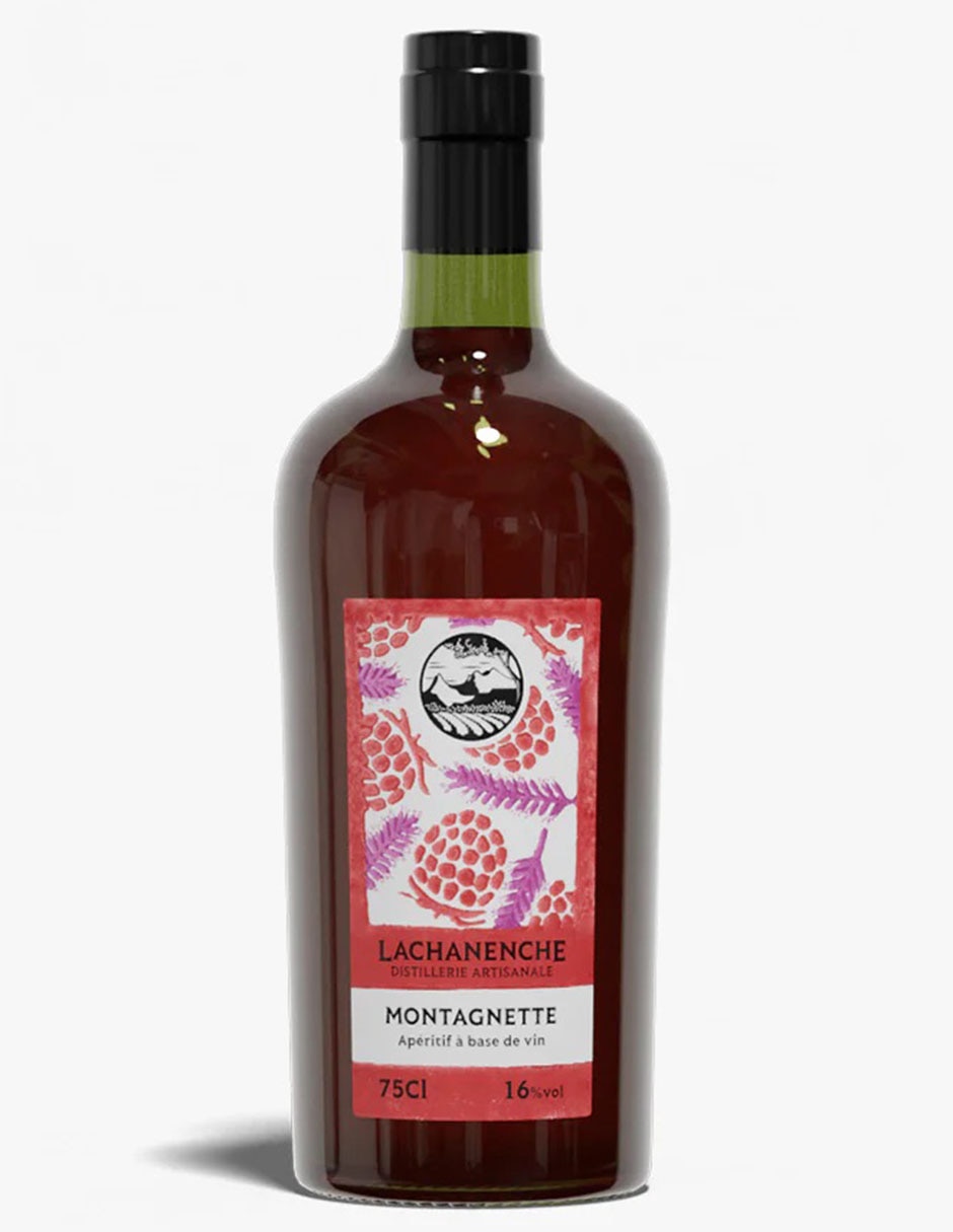Licor aperitivo vino blanco lavanda y frambuesa La montagnette 750 ml