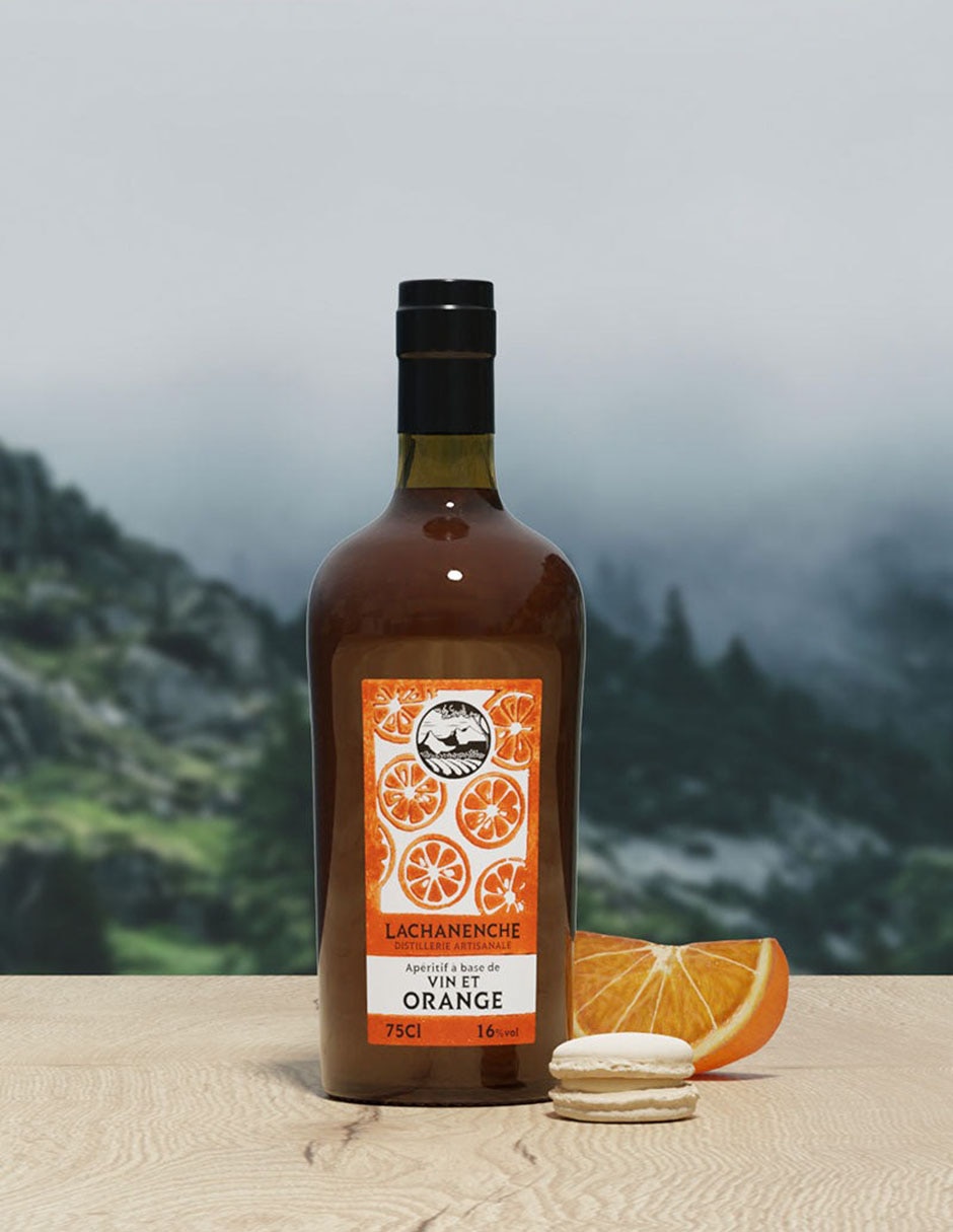 Licor aperitivo vino y naranja 750 ml 2