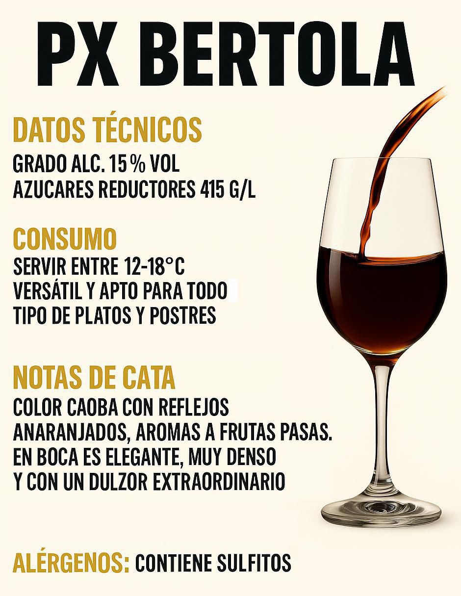 Jerez dulce Sherry 12 años de añejamiento 750 ml 2