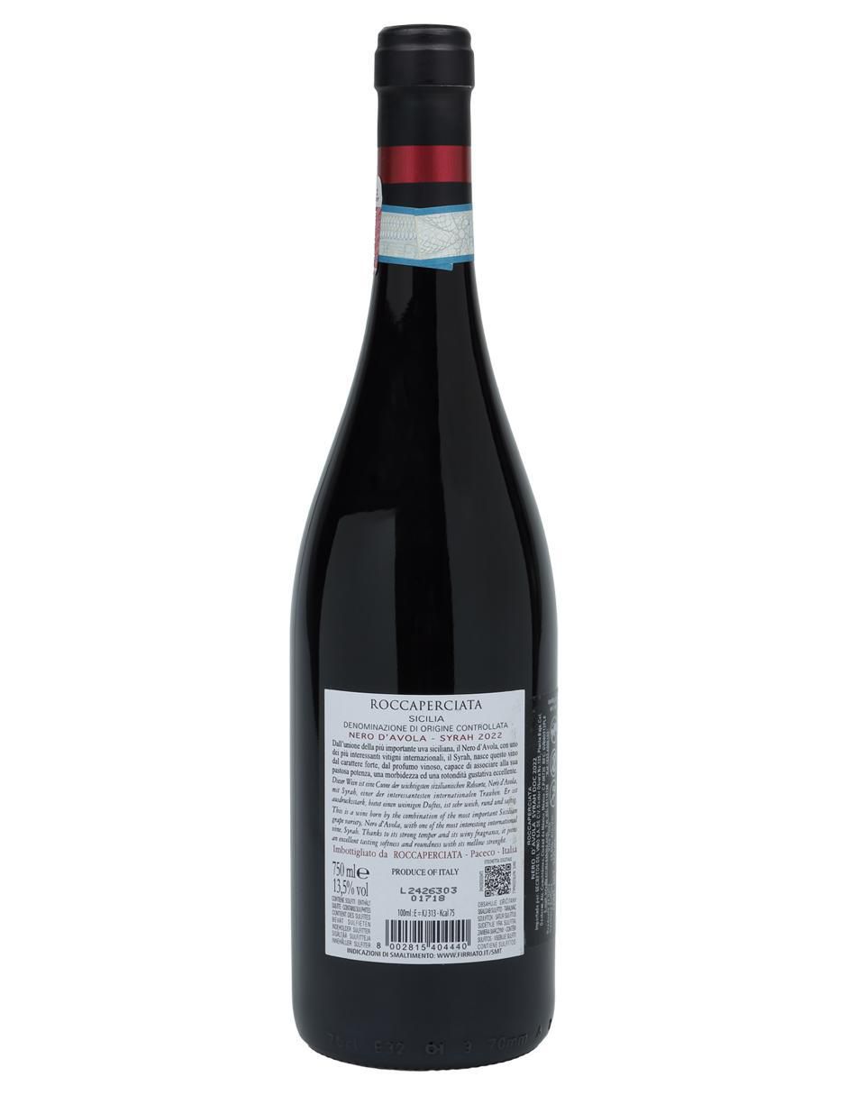 Vino tinto Roccaperciata Nero d'avola 750 ml 4