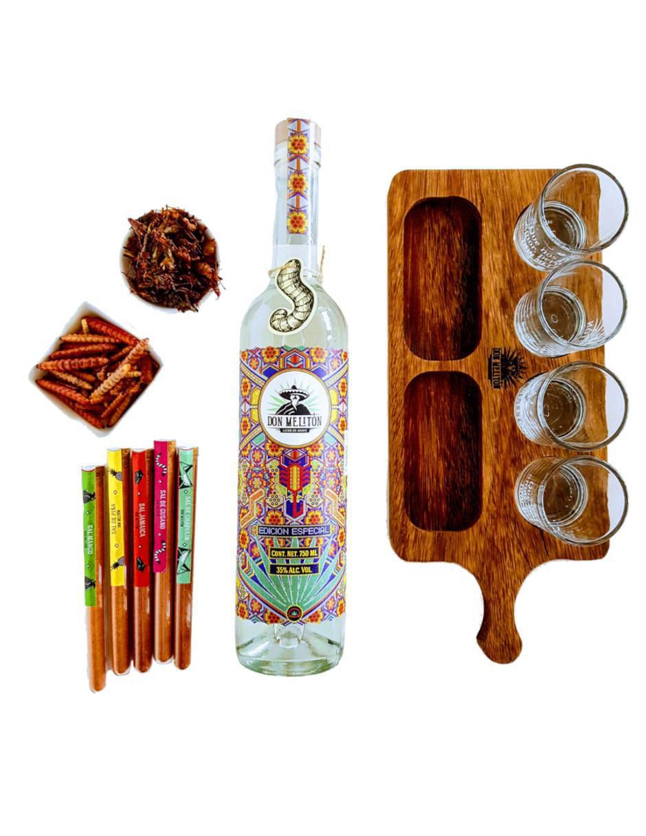 Kit de destilados de agave Espadín Joven tipo De agave 13 piezas 750 ml c/u