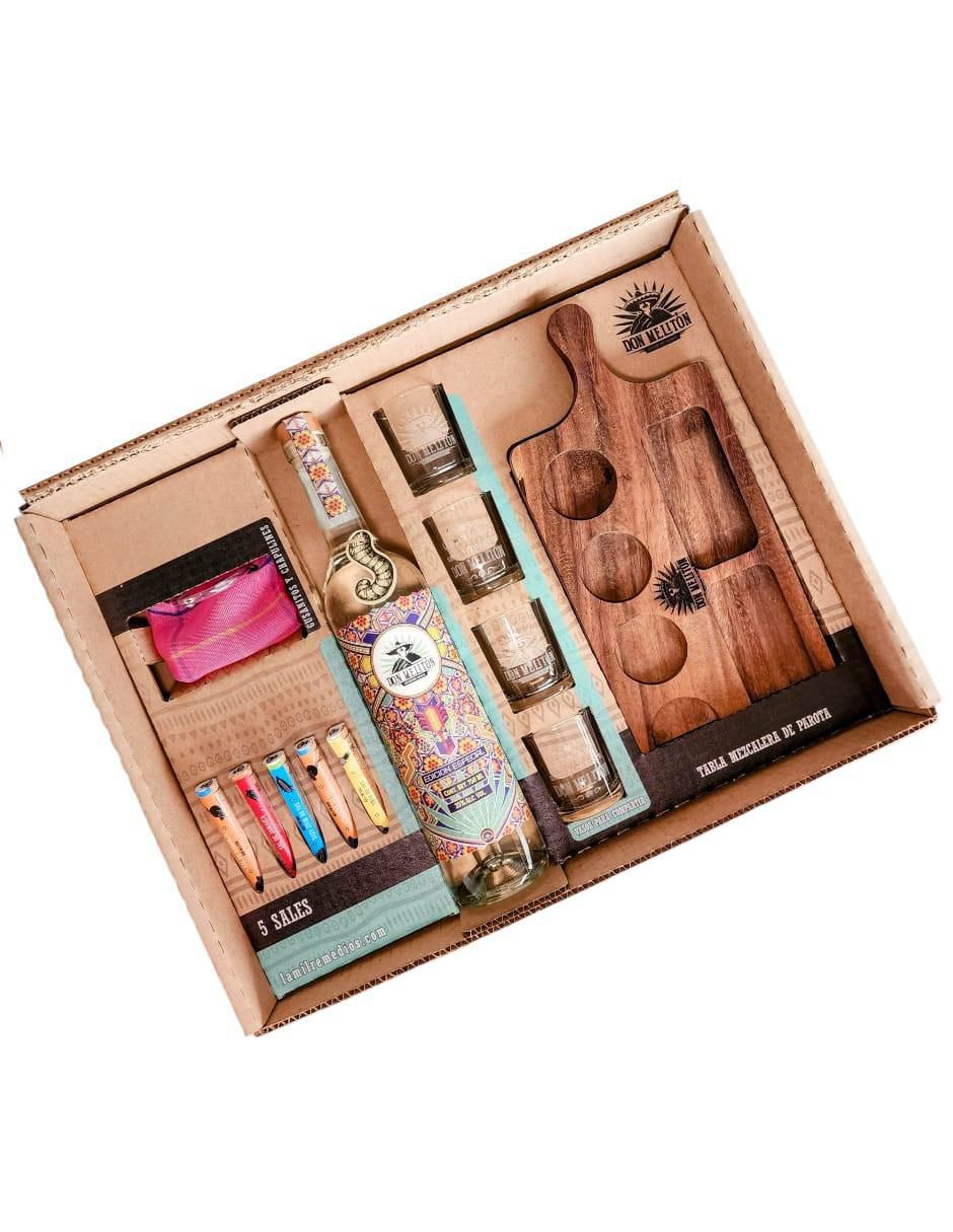 Kit de destilados de agave Espadín Joven tipo De agave 13 piezas 750 ml c/u 4