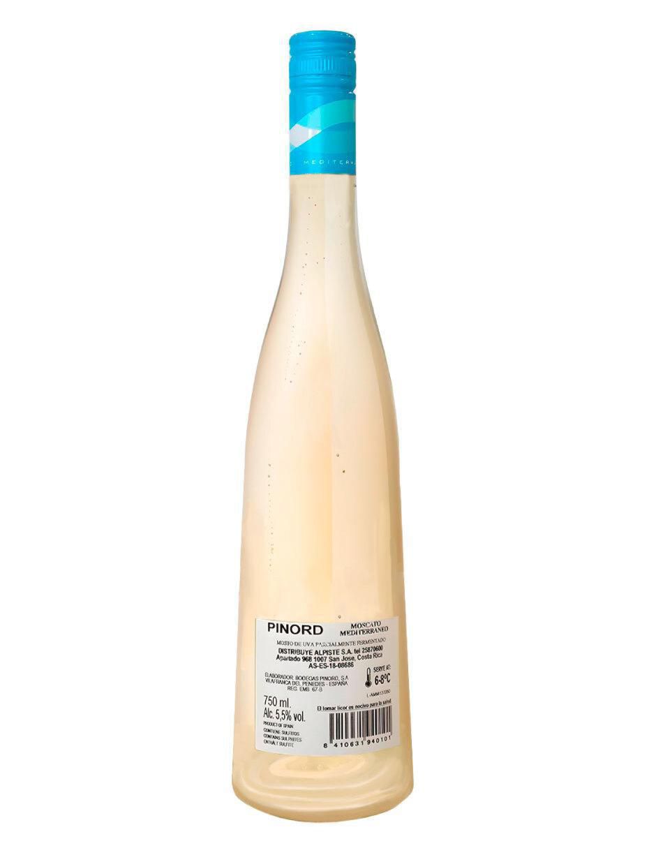 Vino blanco Mediterráneo moscato 750 ml 5
