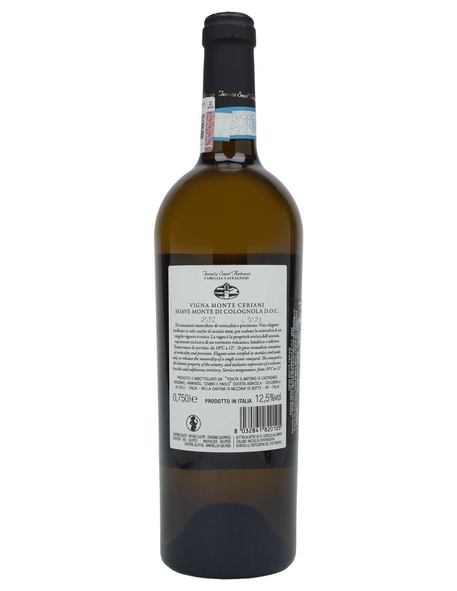 Vino blanco Monte Ceriani Soave Doc garganega 750 ml 4