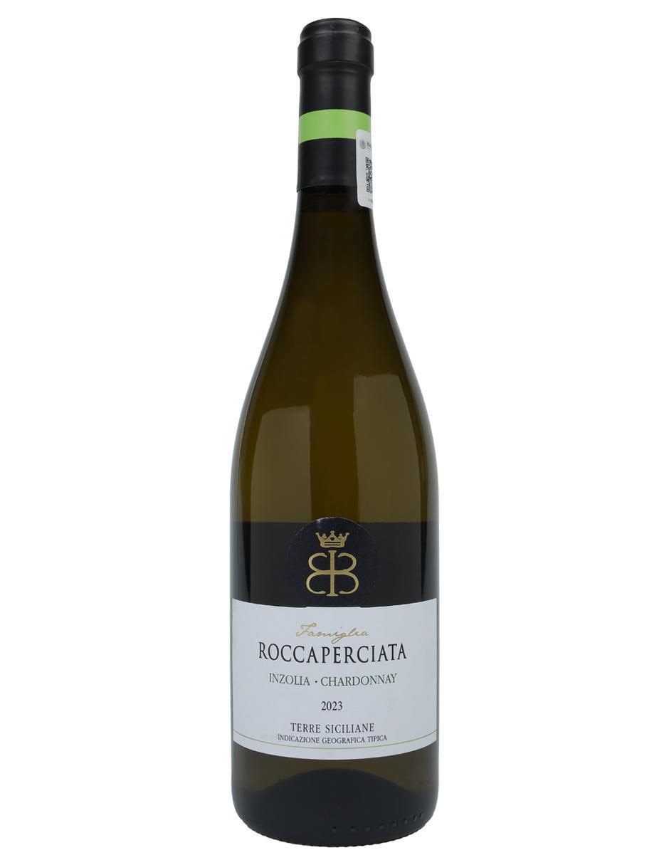 Vino blanco Roccaperciata Inzolia Chardonnay I.G.Tt. chardonnay 750 ml