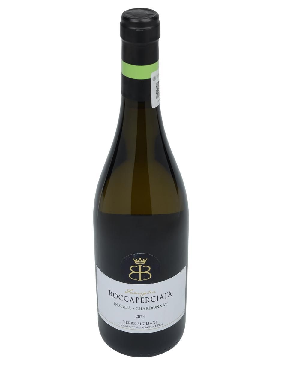 Vino blanco Roccaperciata Inzolia Chardonnay I.G.Tt.  chardonnay 750 ml 3