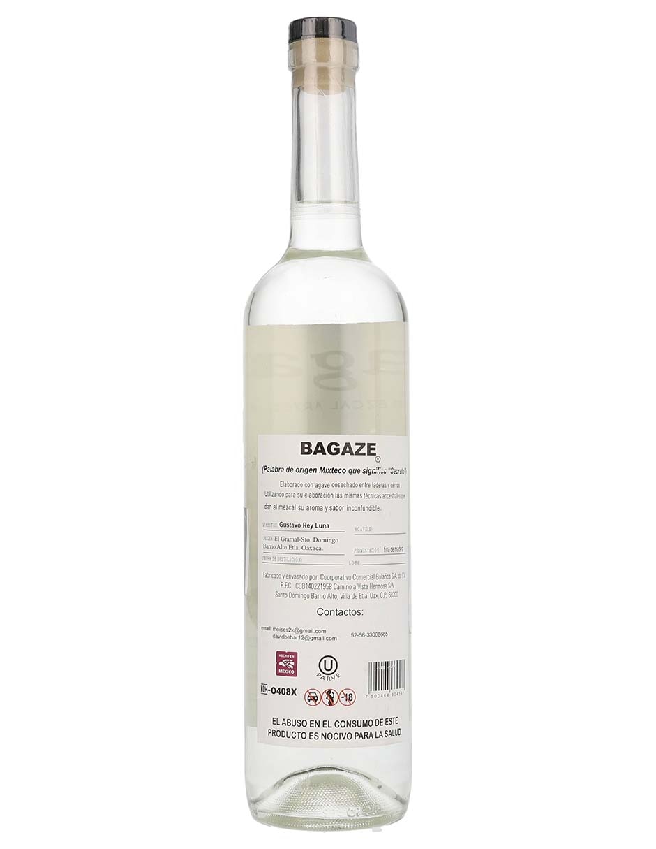 Mezcal Espadín Joven 750 ml 3