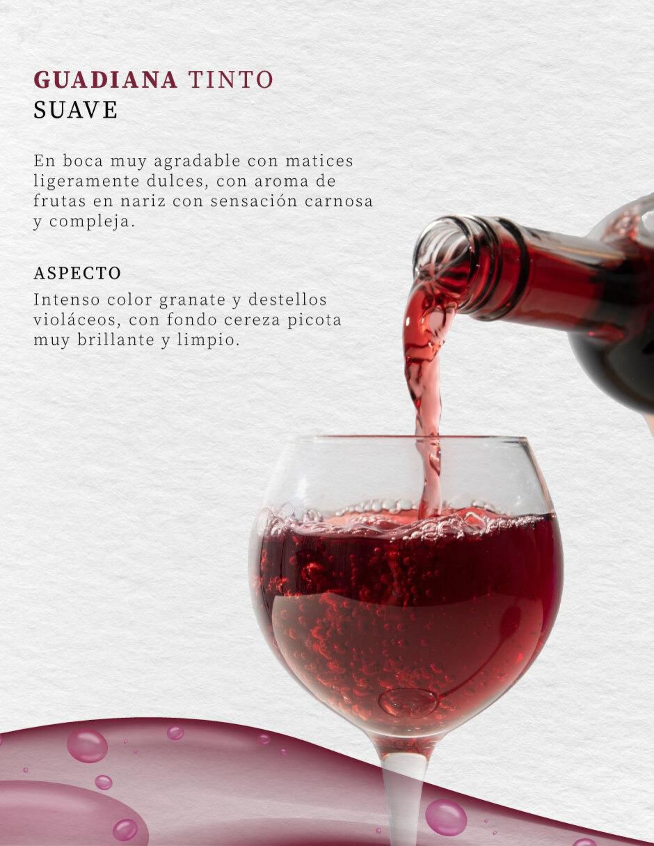 Vino tinto Guadiana merlot 750 ml 3