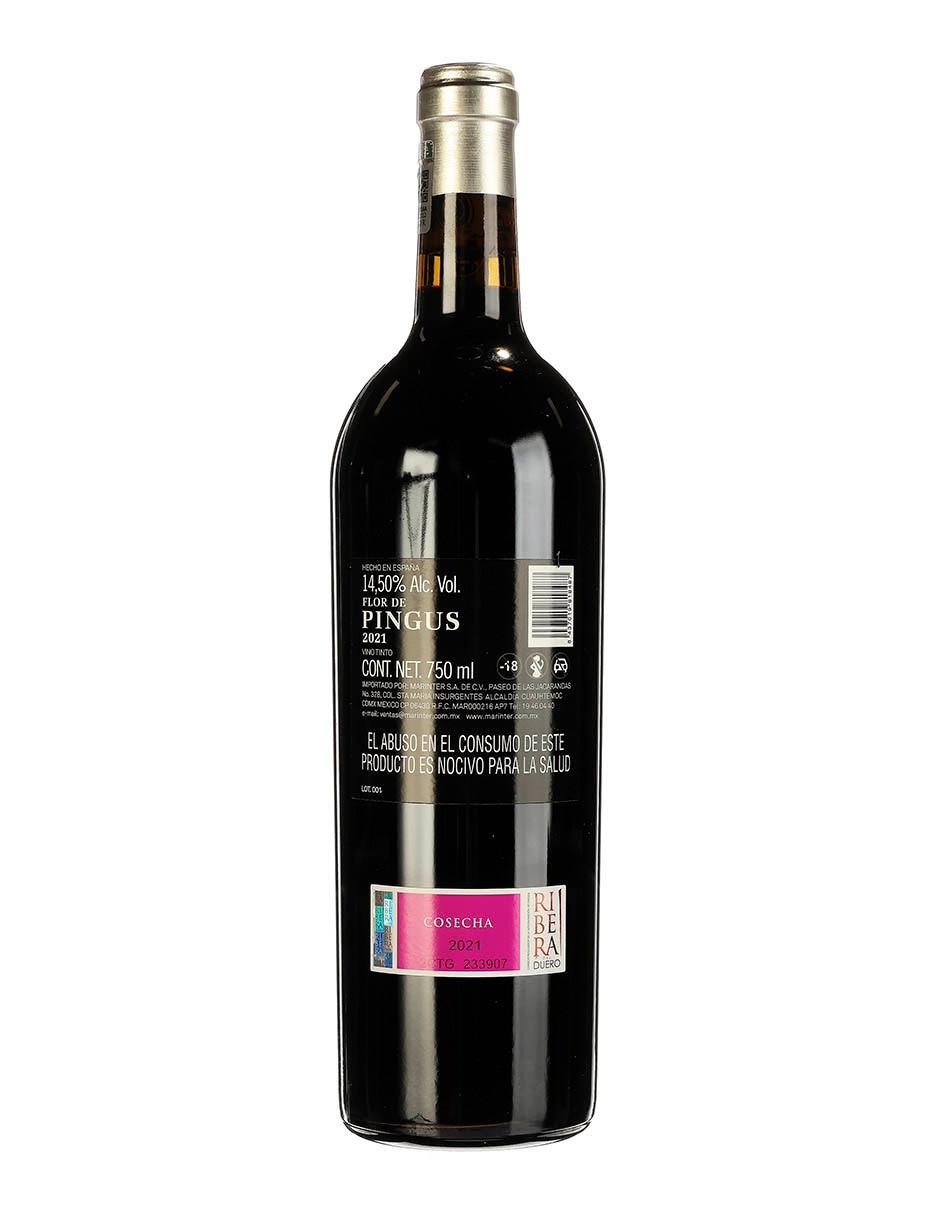 Vino tinto tempranillo 750 ml 2