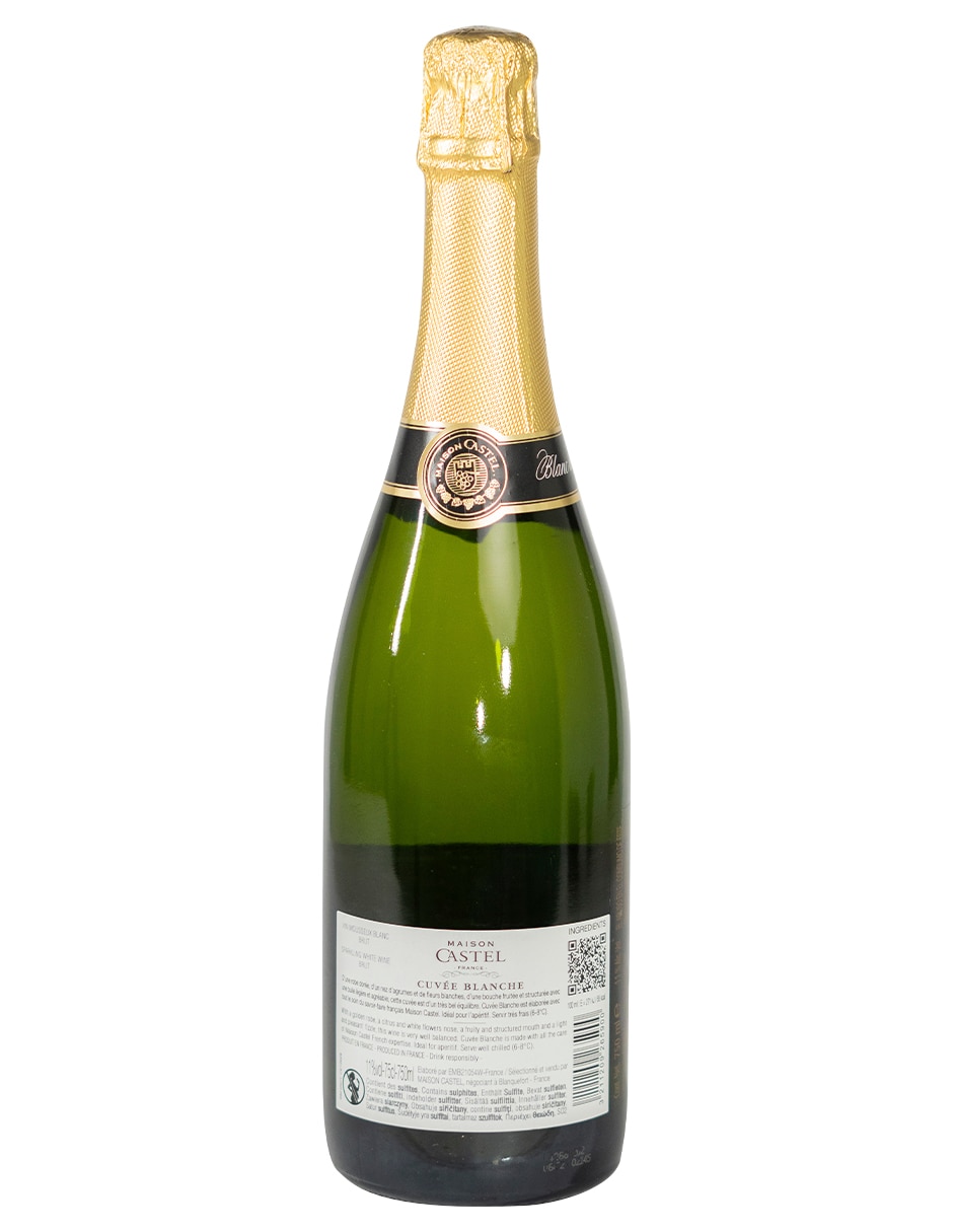 Vino espumoso blanco Chardonnay Francia 750 ml 2