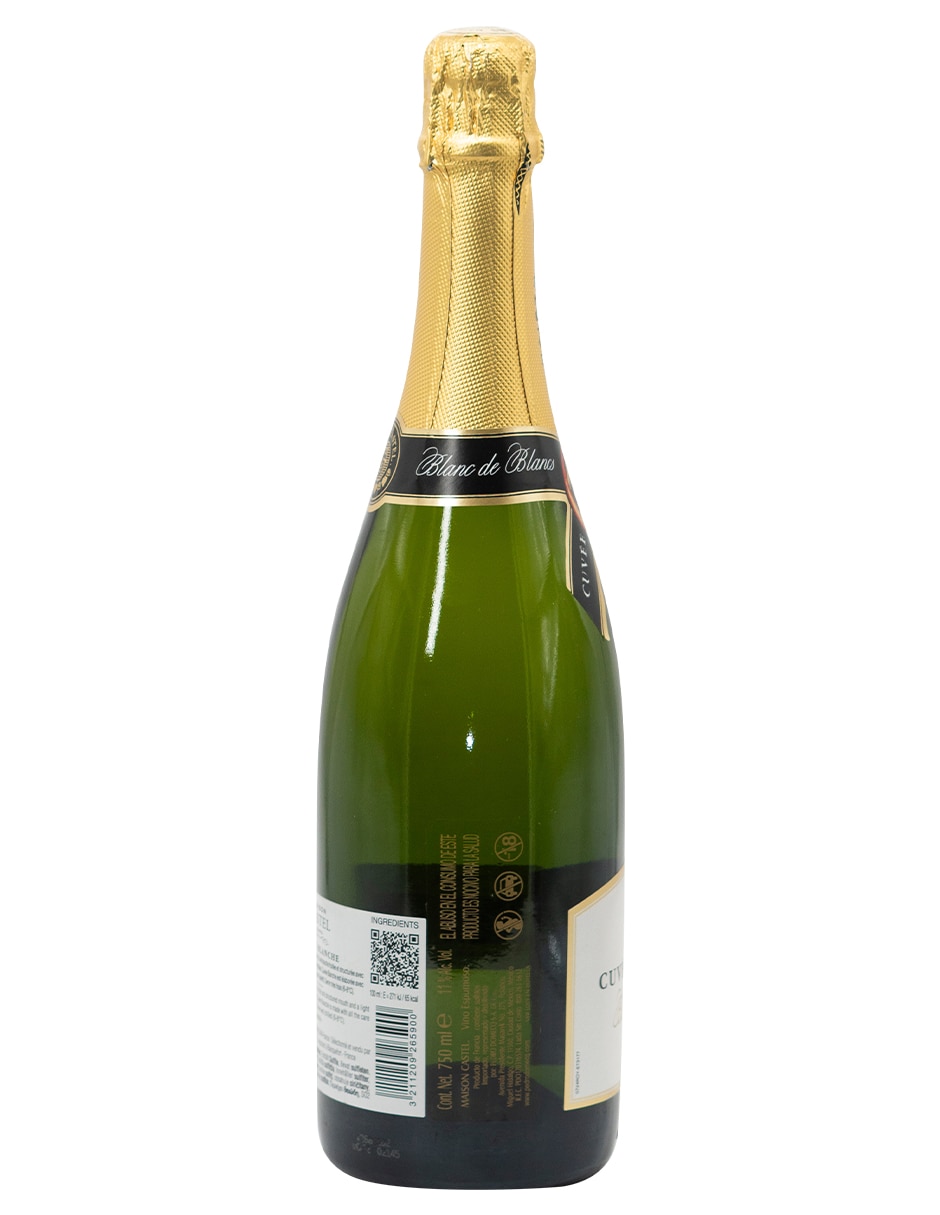 Vino espumoso blanco Chardonnay Francia 750 ml 3