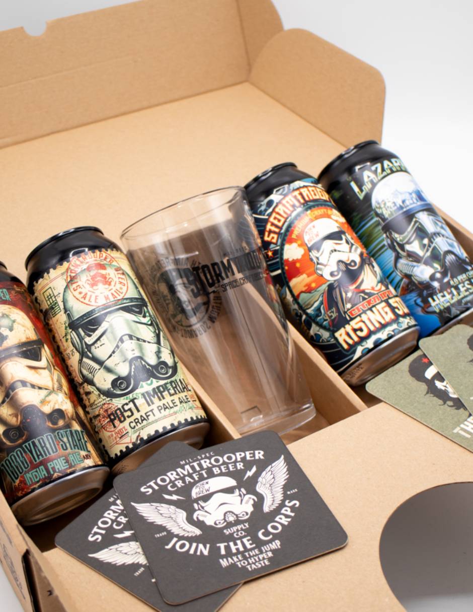 Set de cerveza Stormtrooper artesanal herbal y cítrico 7