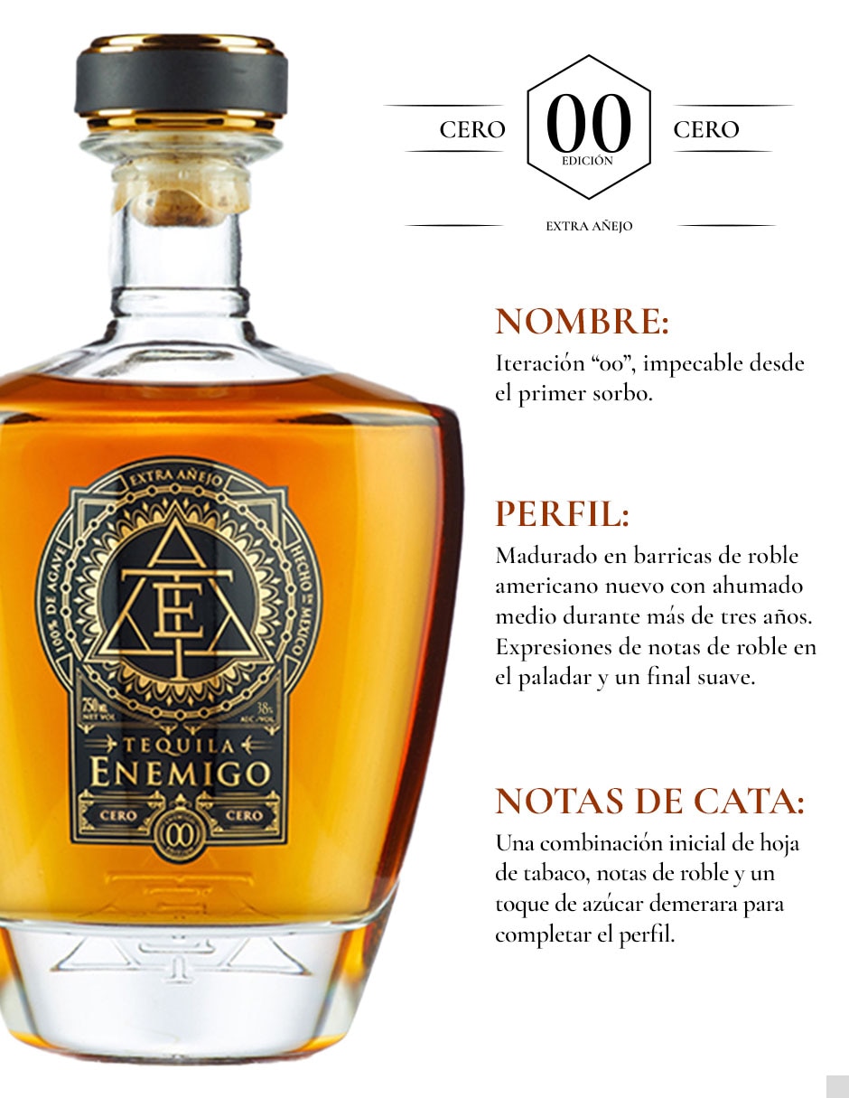 Tequila Extra Añejo 750 ml 3