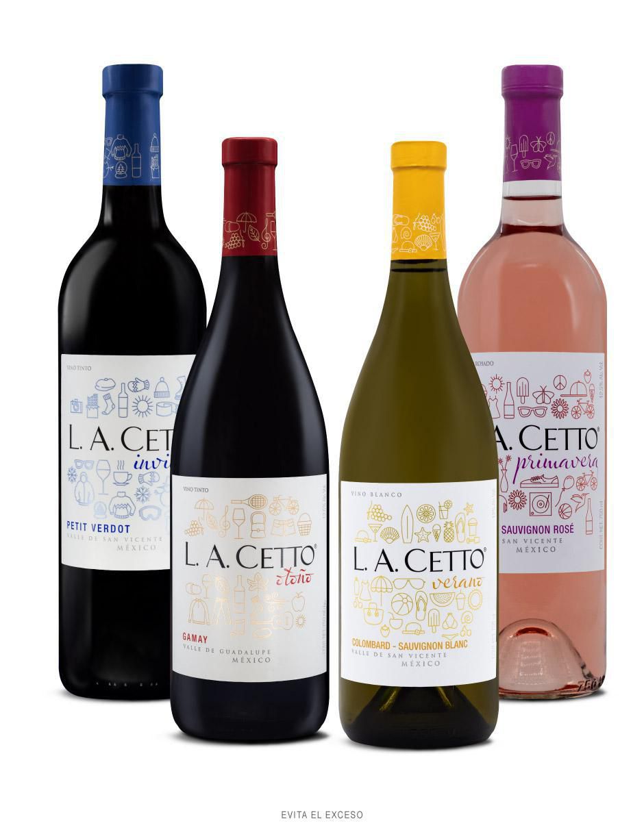 Set vino tinto Estaciones varietal 750 ml