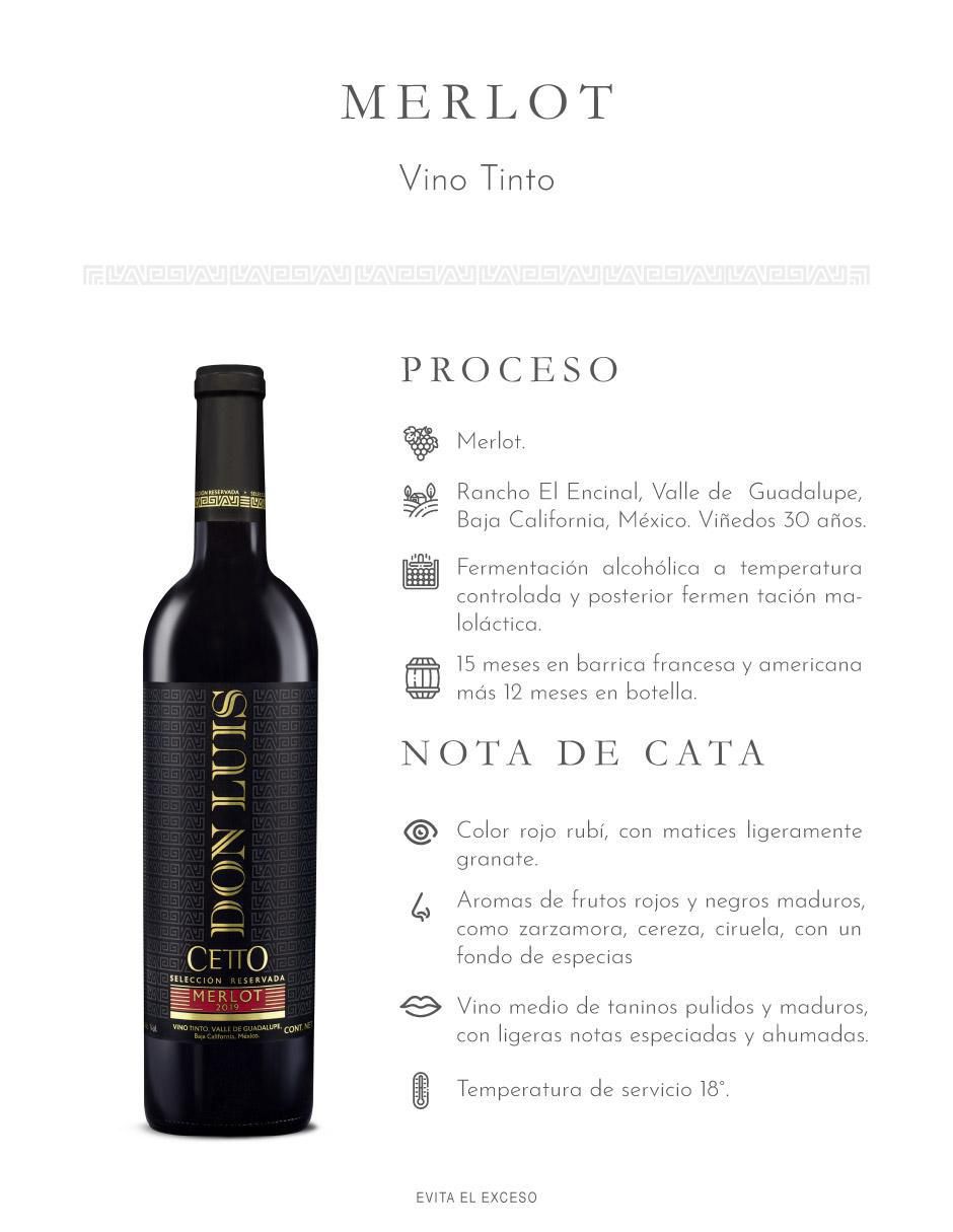 Set vino tinto Don Luis varietal 750 ml 3
