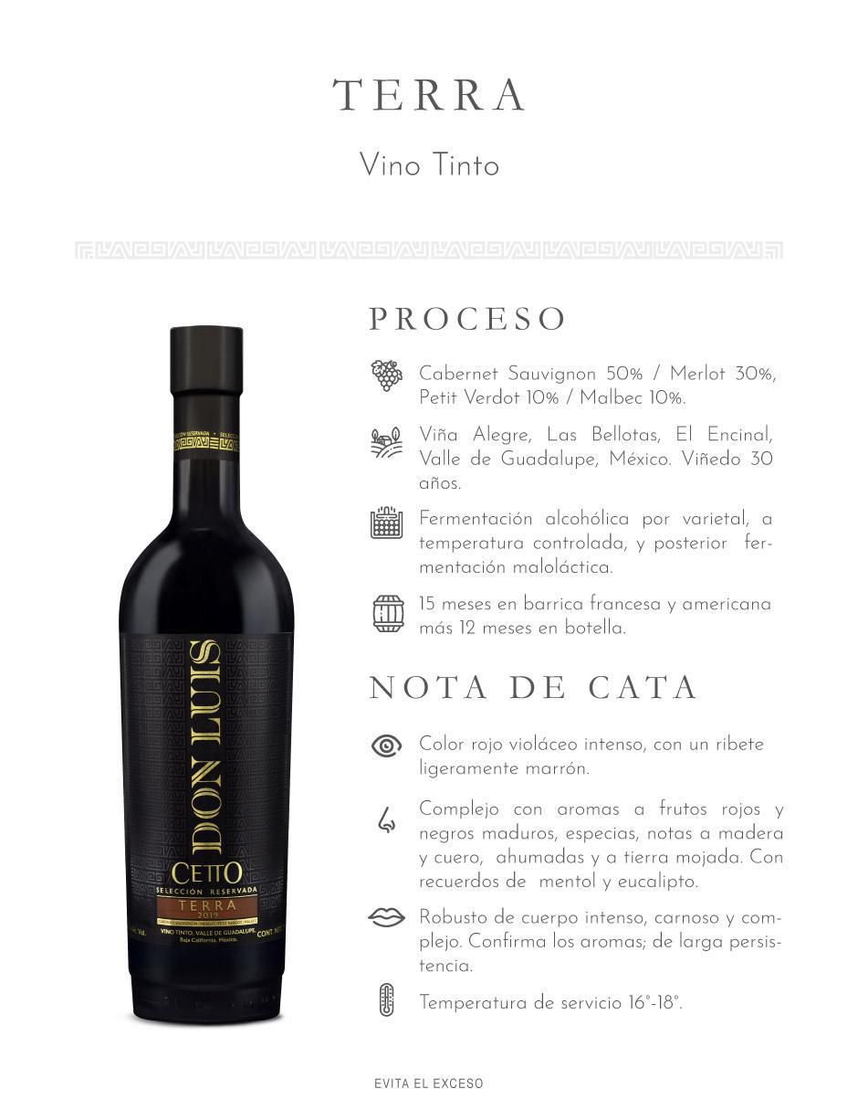 Set vino tinto Don Luis varietal 750 ml 5