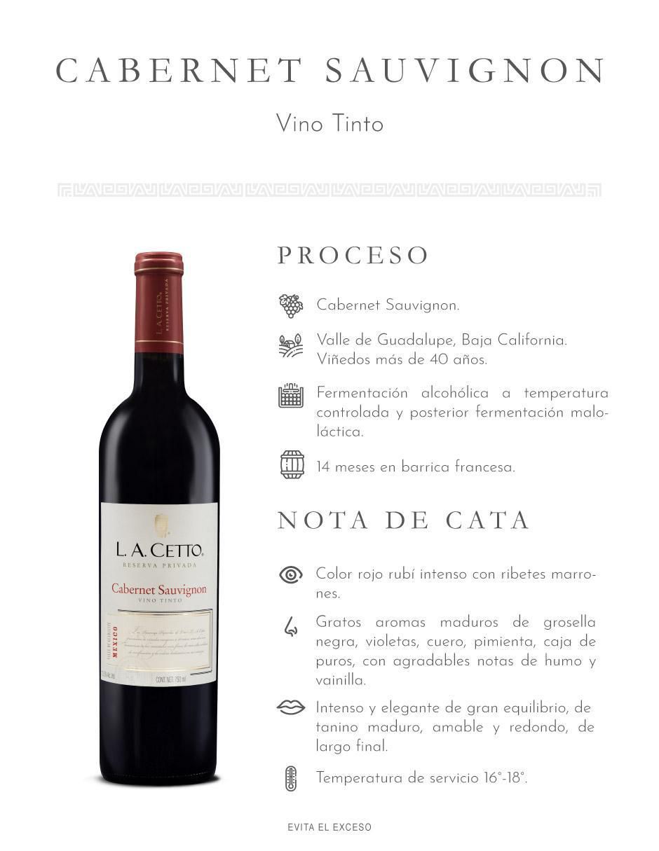 Set vino tinto Reserva Privada varietal 750 ml 3