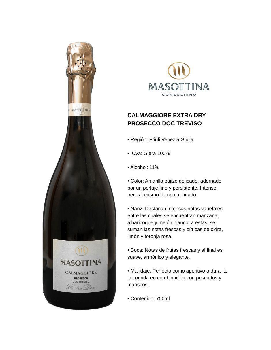 Vino espumoso blanco glera Prosecco italia 750 ml 2