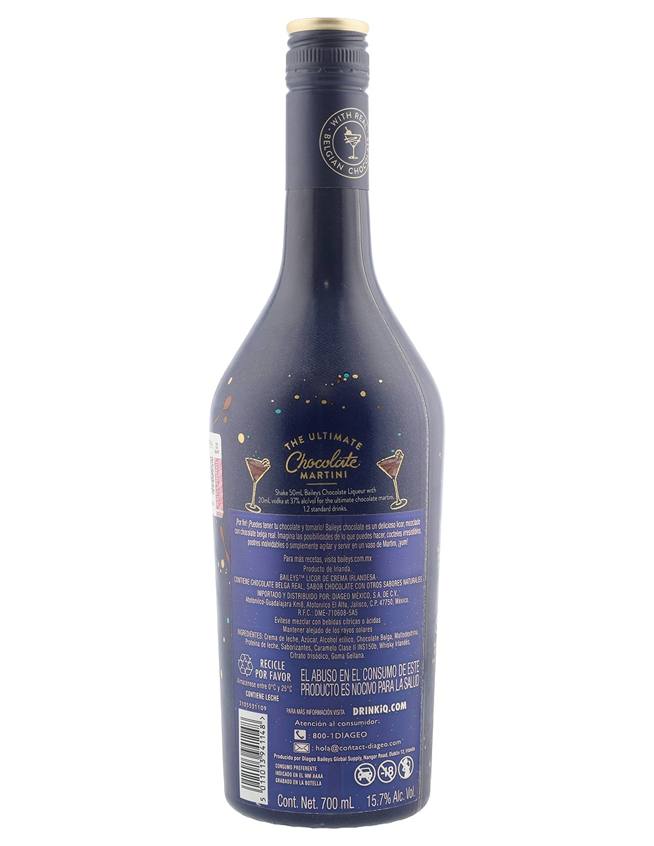 Crema de licor sabor chocolate 700 ml 3