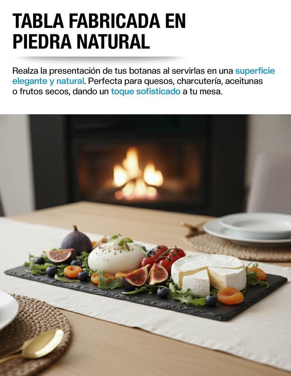 Tabla para queso de bambú 5