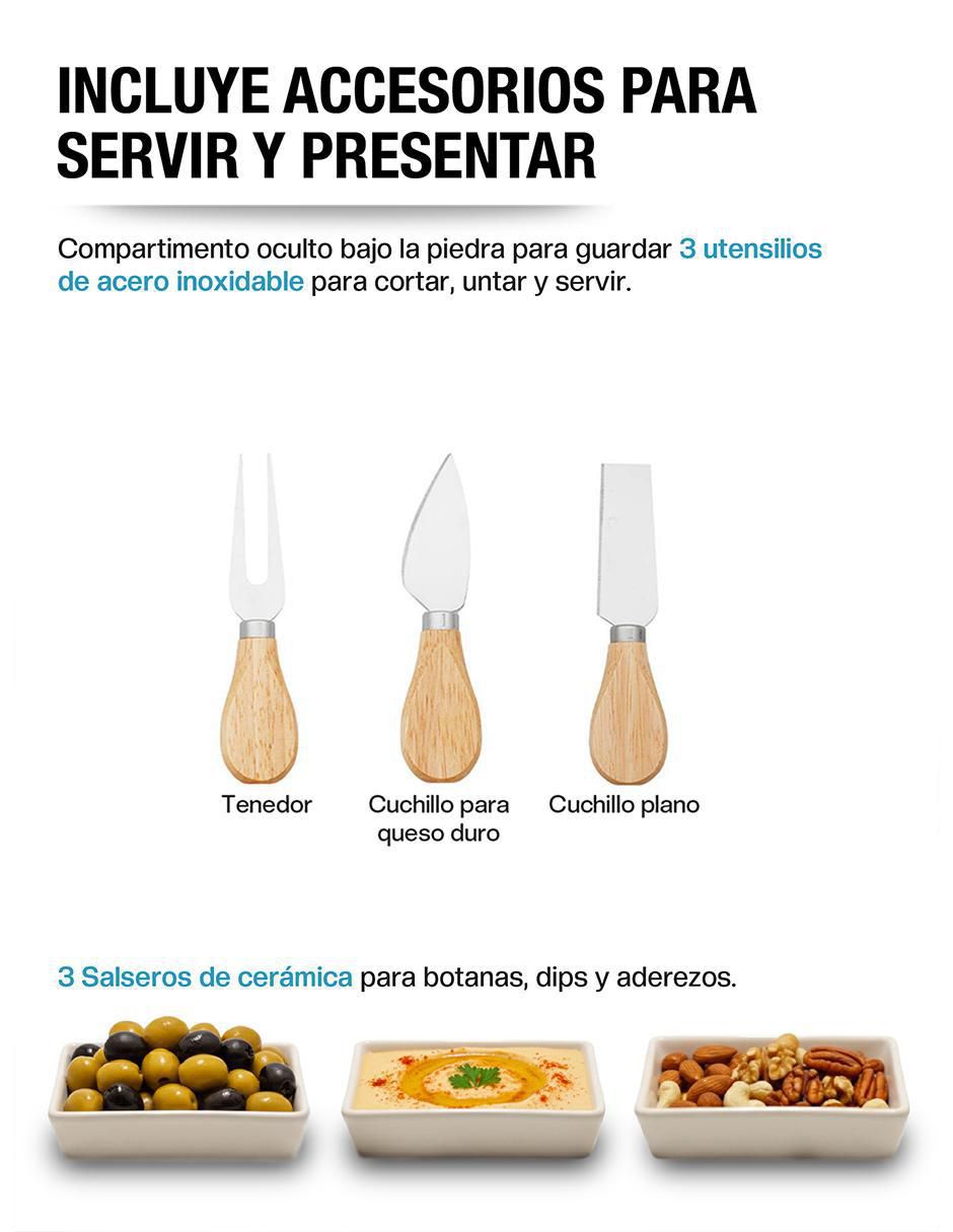 Tabla para queso de bambú 6