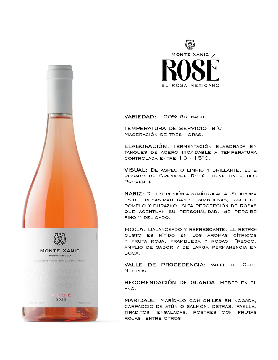 Set de vino rosado varietal seco 750 ml