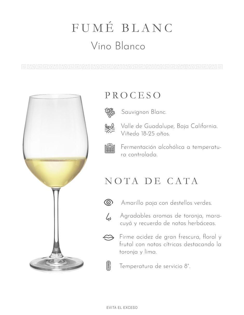 Set de vino blanco Línea Clásica Sauvignon Blanc 750 ml 2