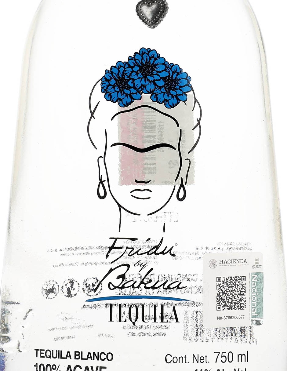 Tequila Fridu by Bakua tipo blanco 750 ml 2