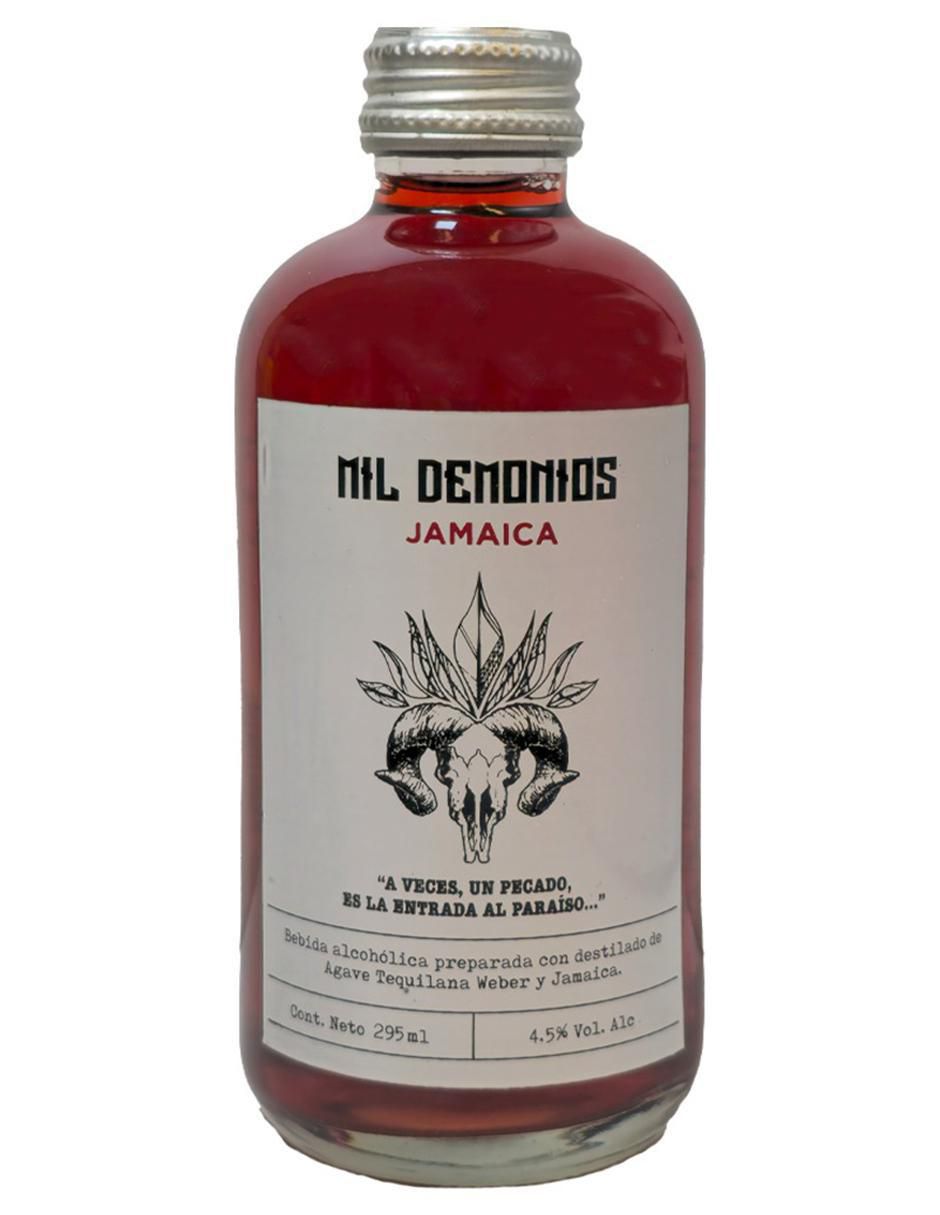 Set mix cocktail mil demonios sabor jamaica 295 ml 2