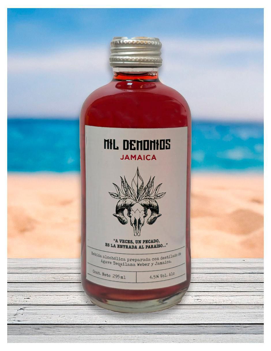 Set mix cocktail mil demonios sabor jamaica 295 ml 8