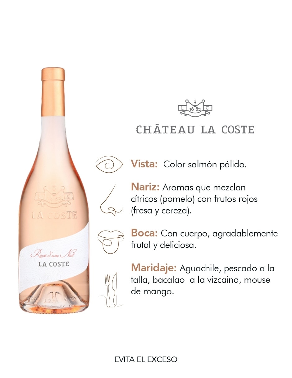 Vino rosado Cabernet Sauvignon Francia 750 ml 2