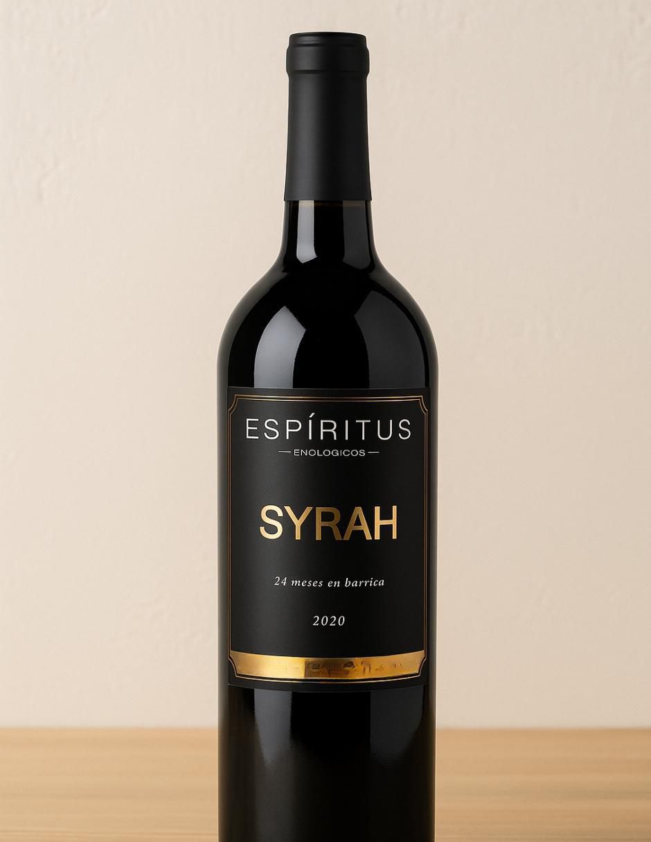 Vino tinto Espíritus Syrah syrah 750 ml 2