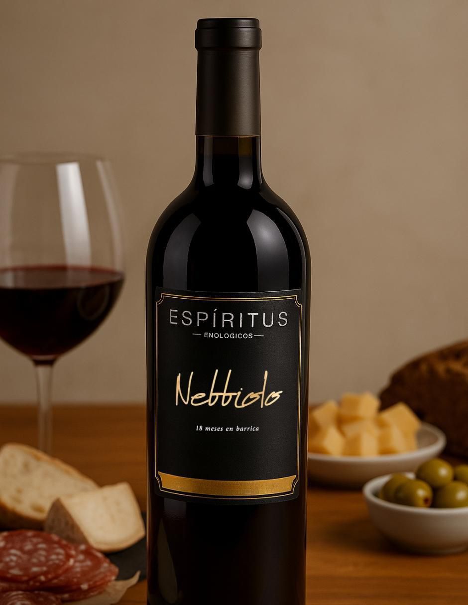 Vino tinto Epiritus Enologicos Espíritus Nebbiolo 750 ml 3