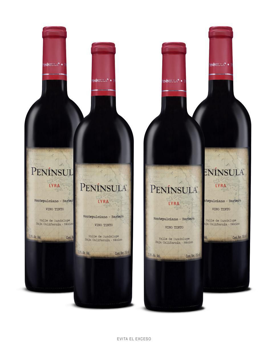 Set vino tinto Península montepulciano 750 ml
