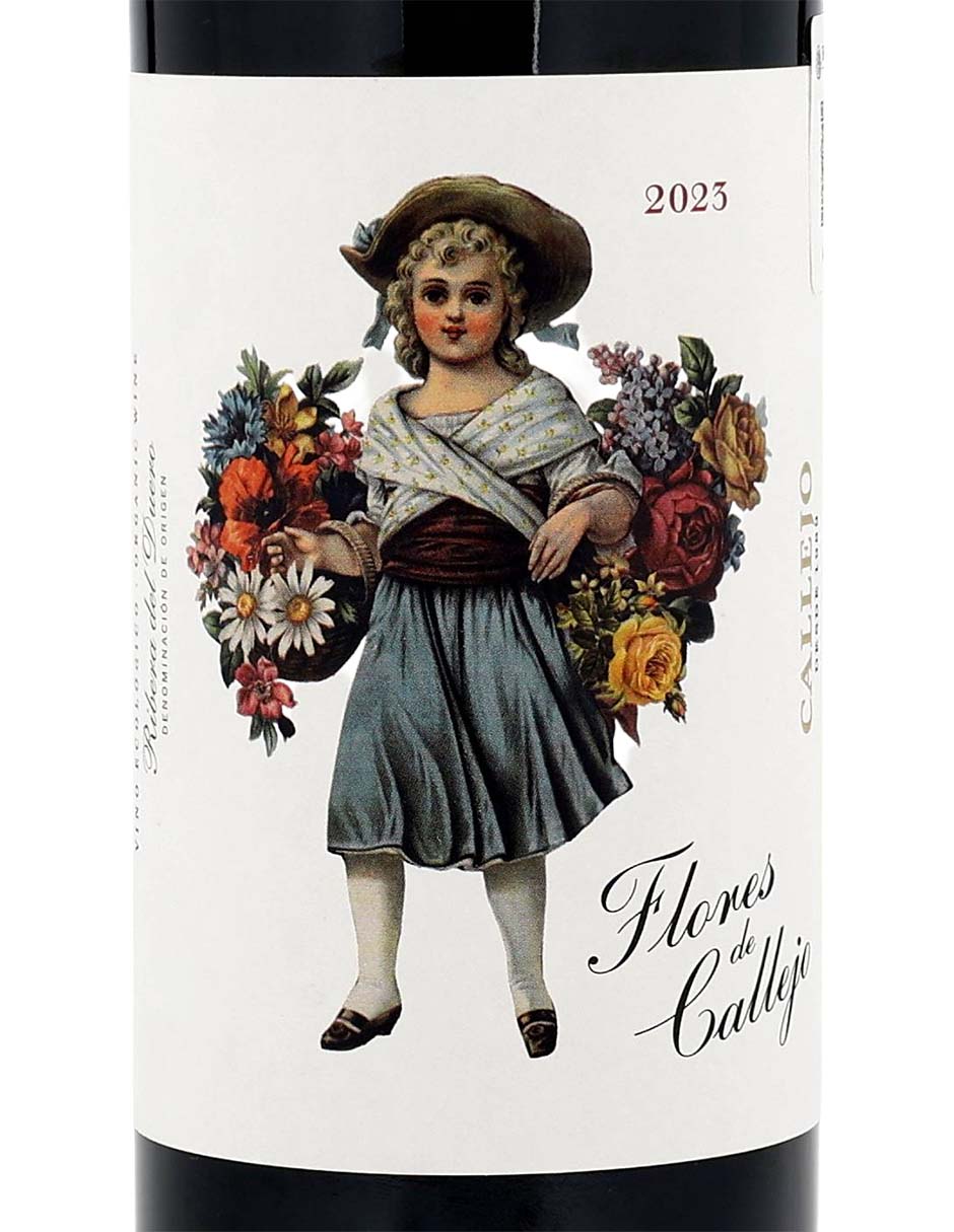 Vino tinto tempranillo Flores de Callejo España 750 ml 2