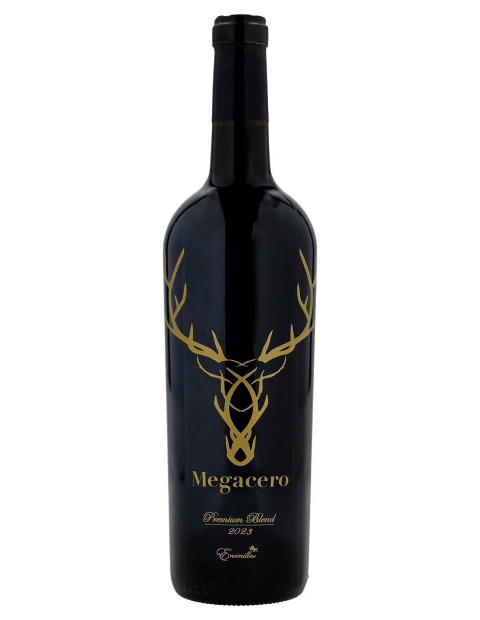 Vino tinto merlot, shiraz y cabernet sauvignon Megacero Chihuahua 750 ml