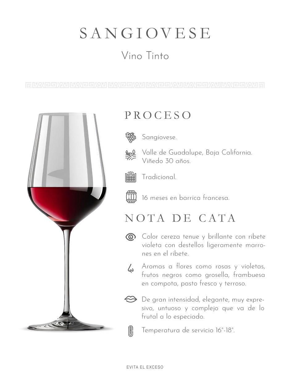 Set vino tinto Boutique Sangiovese 750 ml 2