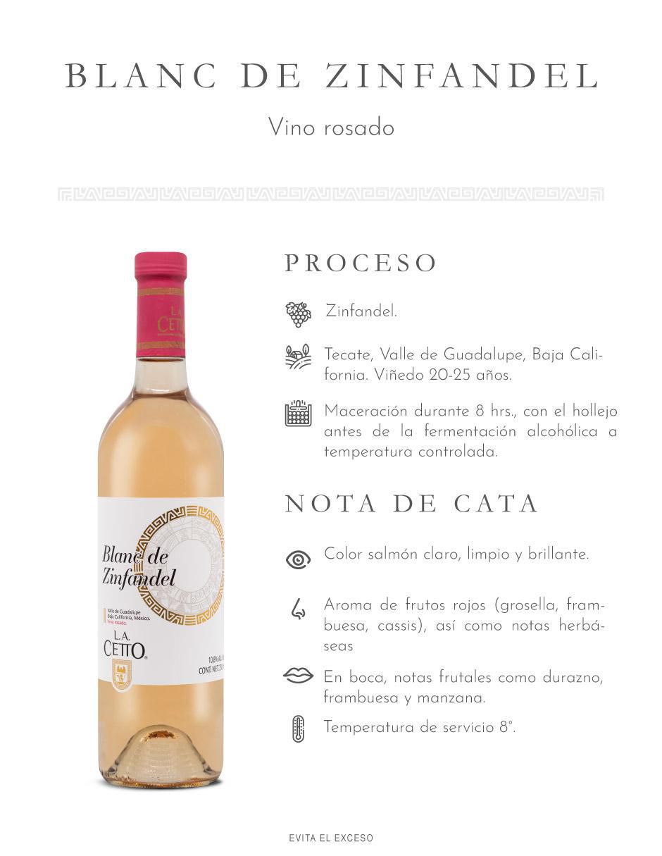 Set de vino rosado ensamble seco 750 ml 5