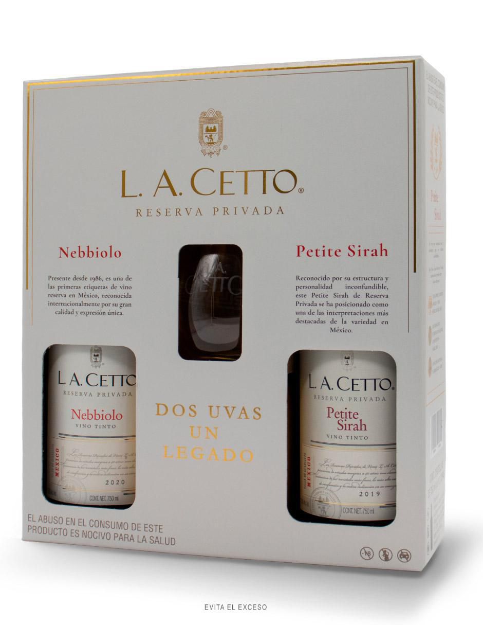 Set de vino tinto Nebbiolo Reserva Privada México 750 ml