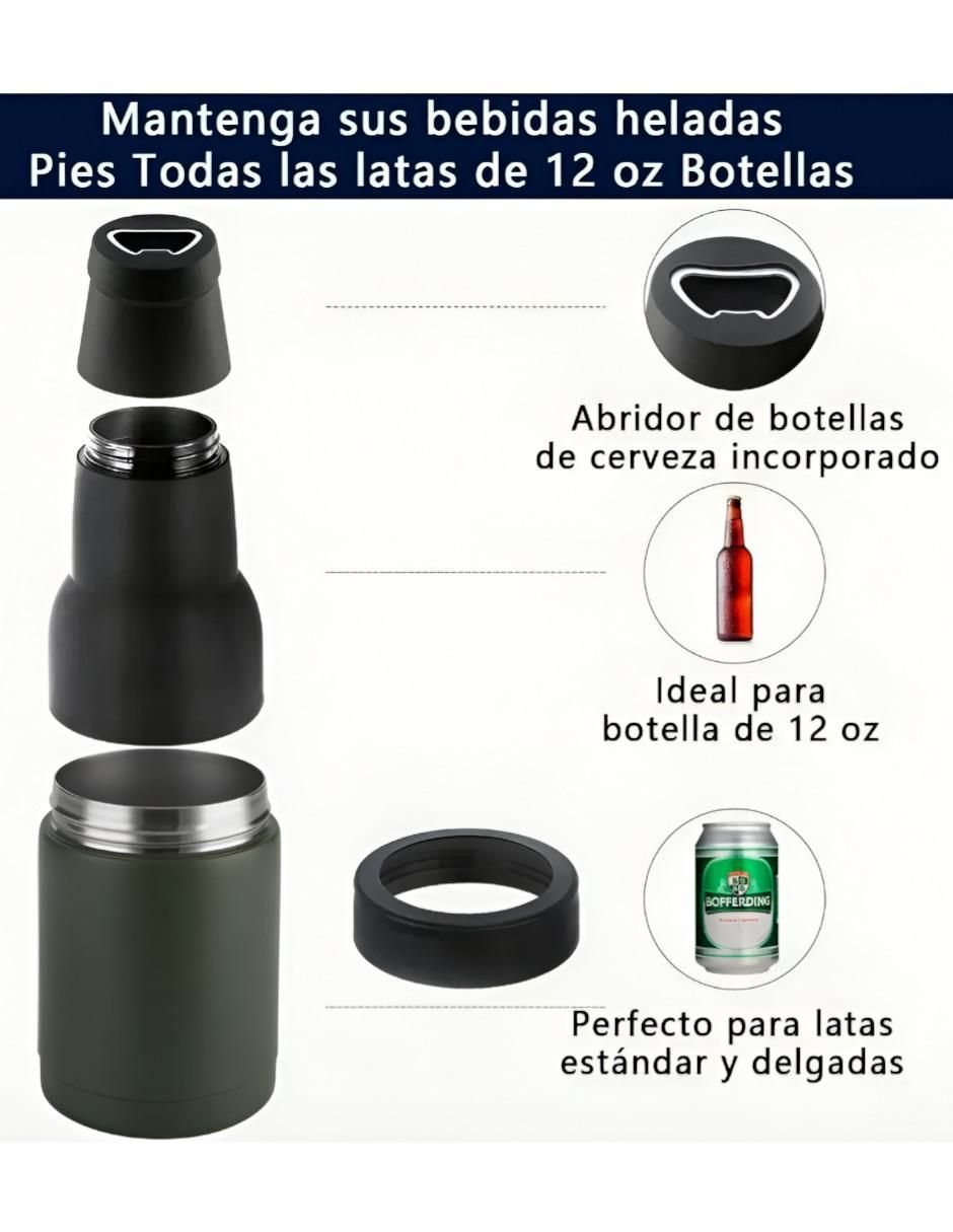 Termo para botella de acero inoxidable con tapa rosca 355 ml 3